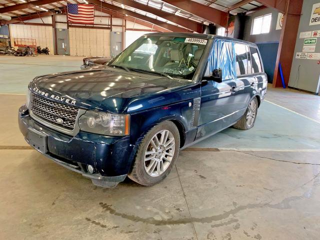 SALME1D48BA349564 - 2011 LAND ROVER RANGE ROVE HSE BLUE photo 2