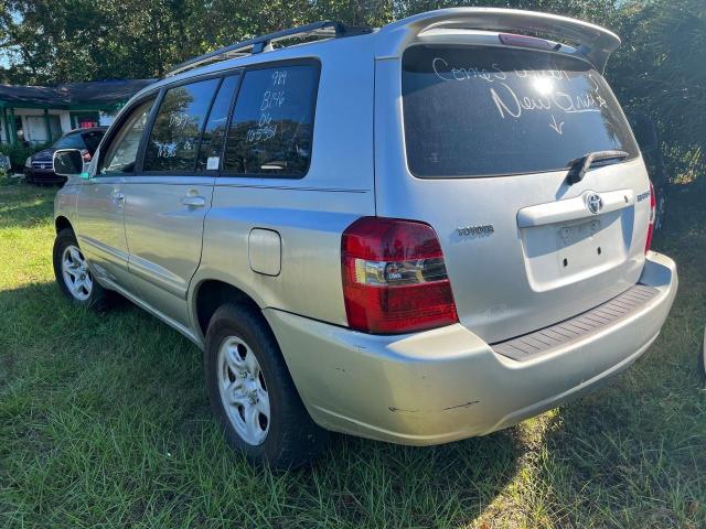 JTEGD21A660141486 - 2006 TOYOTA HIGHLANDER SILVER photo 3