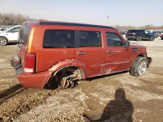 1D8GT58K68W127998 - 2008 DODGE NITRO SLT ORANGE photo 3