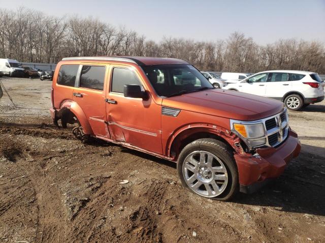 1D8GT58K68W127998 - 2008 DODGE NITRO SLT ORANGE photo 4