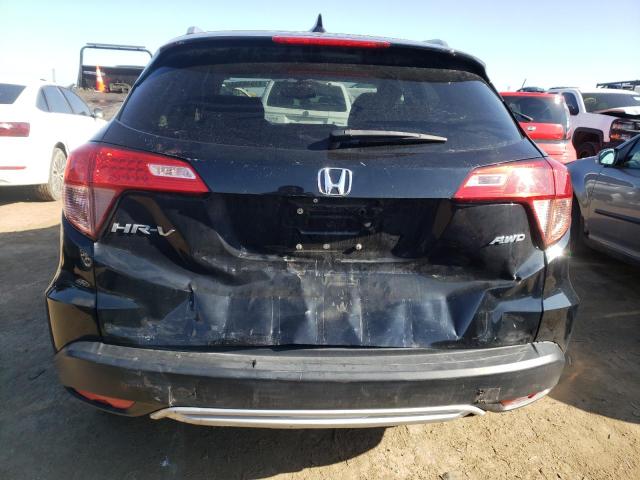 3CZRU6H73GM700886 - 2016 HONDA HR-V EXL BLACK photo 6