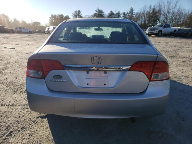 2HGFA16559H362173 - 2009 HONDA CIVIC LX SILVER photo 6