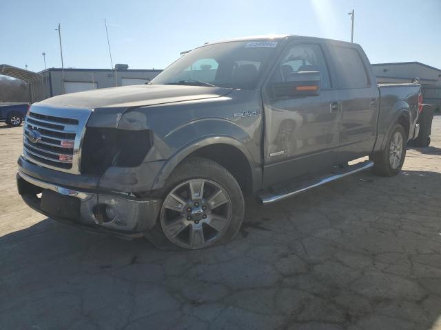 1FTFW1CT3DKF40750 - 2013 FORD F150 SUPERCREW GRAY photo 1