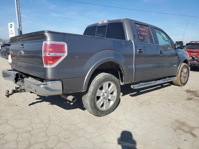 1FTFW1CT3DKF40750 - 2013 FORD F150 SUPERCREW GRAY photo 3