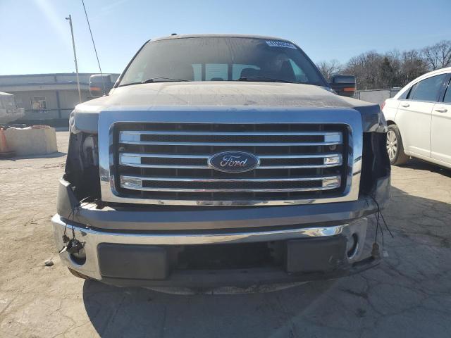 1FTFW1CT3DKF40750 - 2013 FORD F150 SUPERCREW GRAY photo 5