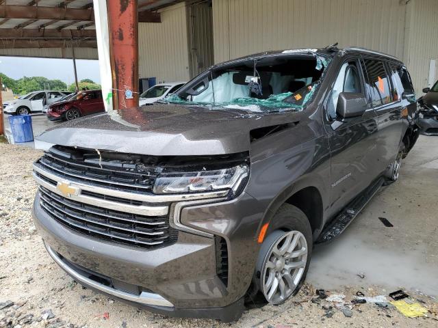 1GNSCCKD6MR401675 - 2021 CHEVROLET SUBURBAN C1500 LT GRAY photo 1