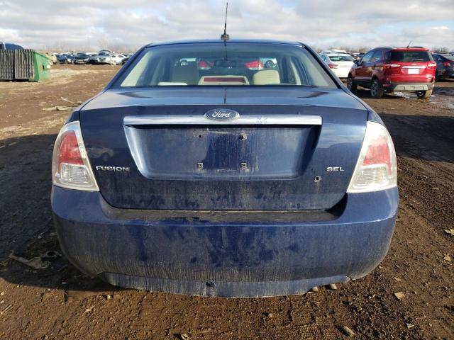 3FAHP08Z07R158226 - 2007 FORD FUSION SEL BLUE photo 6