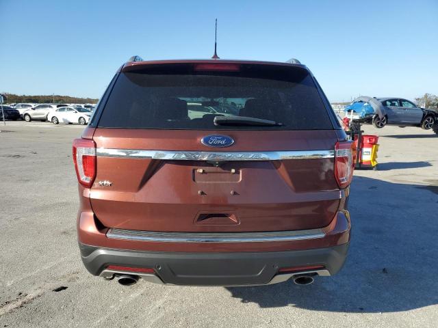 1FM5K7D85JGA76813 - 2018 FORD EXPLORER XLT BROWN photo 6