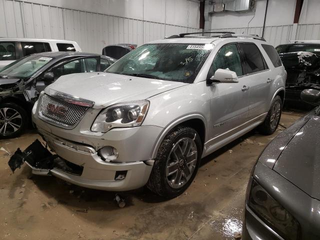 1GKKVTED8CJ245557 - 2012 GMC ACADIA DENALI SILVER photo 1