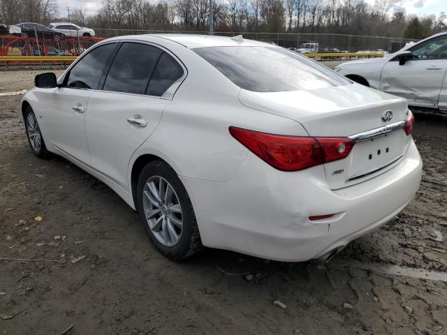 JN1BV7AR8FM401588 - 2015 INFINITI Q50 BASE WHITE photo 2