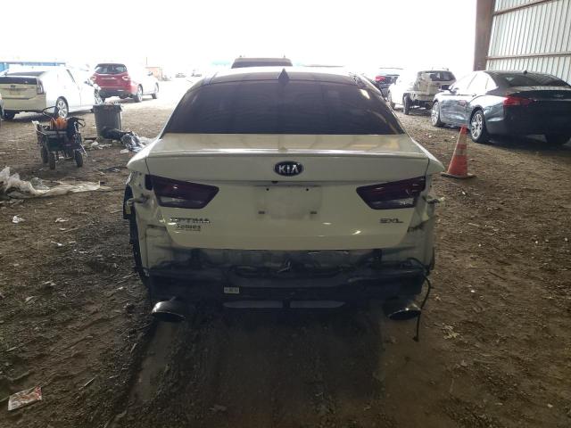 5XXGV4L29KG325705 - 2019 KIA OPTIMA SXL WHITE photo 6