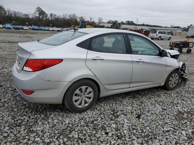 KMHCT4AE8HU316820 - 2017 HYUNDAI ACCENT SE SILVER photo 3