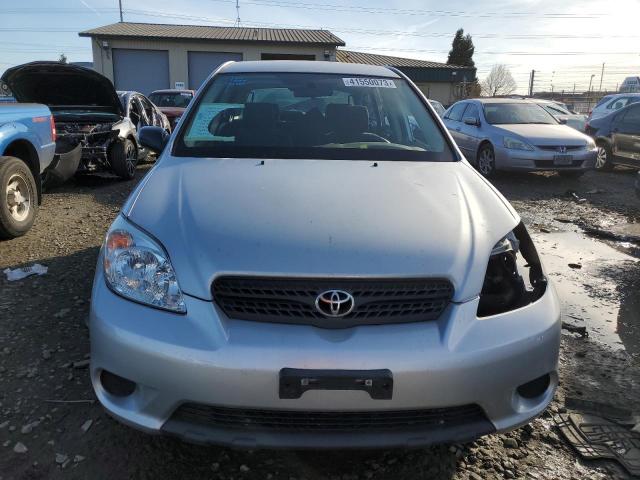 2T1KR32E98C711481 - 2008 TOYOTA COROLLA MA XR SILVER photo 5
