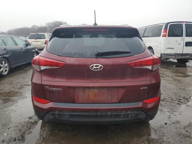 KM8J3CA4XGU113998 - 2016 HYUNDAI TUCSON LIMITED BURGUNDY photo 6