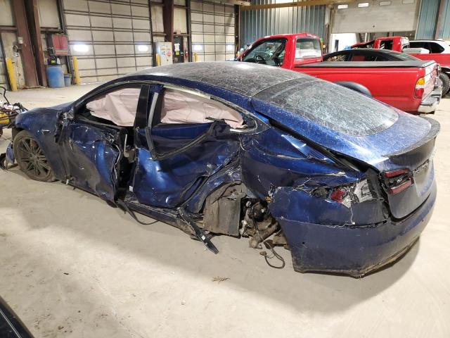 5YJSA1E41MF418713 - 2021 TESLA MODEL S 蓝色 照片 2