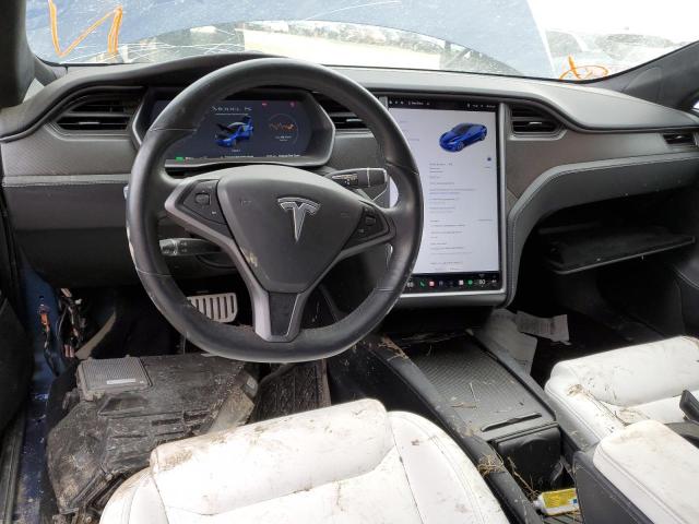 5YJSA1E41MF418713 - 2021 TESLA MODEL S 蓝色 照片 8