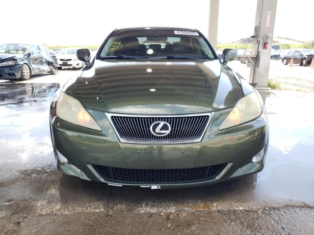 JTHCK262685018138 - 2008 LEXUS IS 250 GREEN photo 5