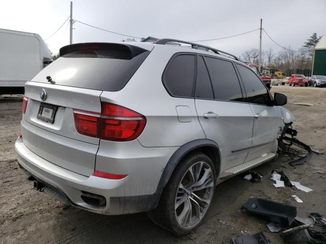 5UXZV8C57BL419140 - 2011 BMW X5 XDRIVE50I SILVER photo 3