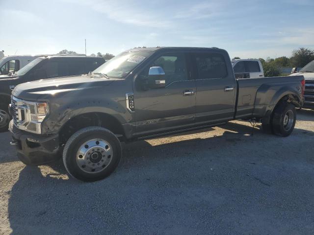 1FT8W4DT2NEE63653 - 2022 FORD F450 SUPER DUTY GRAY photo 1