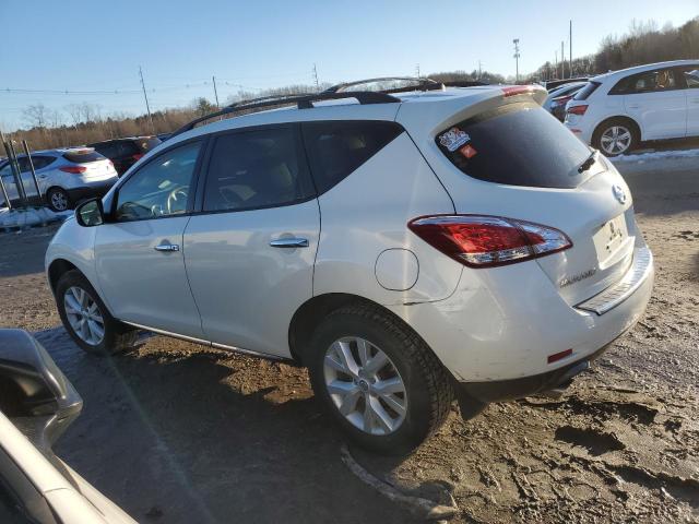 JN8AZ1MW1BW182861 - 2011 NISSAN MURANO S WHITE photo 2