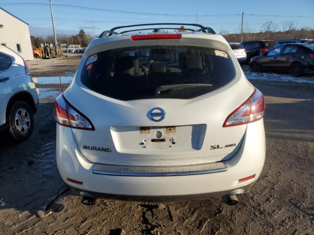 JN8AZ1MW1BW182861 - 2011 NISSAN MURANO S WHITE photo 6