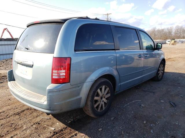 2A8HR54P88R151787 - 2008 CHRYSLER TOWN & COU BLUE photo 3