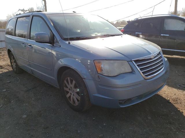 2A8HR54P88R151787 - 2008 CHRYSLER TOWN & COU BLUE photo 4