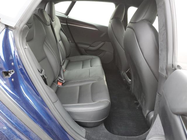 5YJSA1E61MF441345 - 2021 TESLA MODEL S ლურჯი ფოტო 10