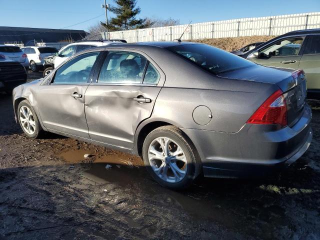 3FAHP0HA9CR284671 - 2012 FORD FUSION SE GRAY photo 2