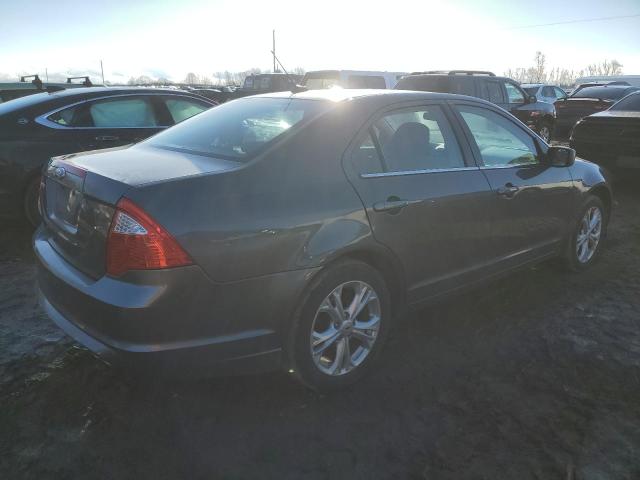 3FAHP0HA9CR284671 - 2012 FORD FUSION SE GRAY photo 3