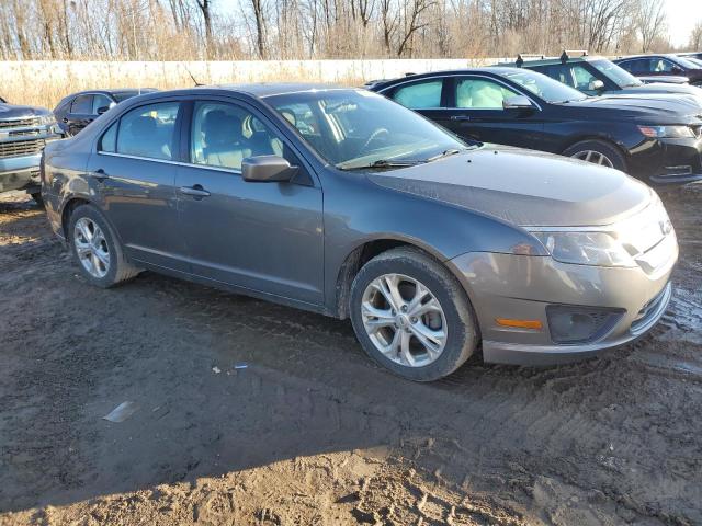 3FAHP0HA9CR284671 - 2012 FORD FUSION SE GRAY photo 4