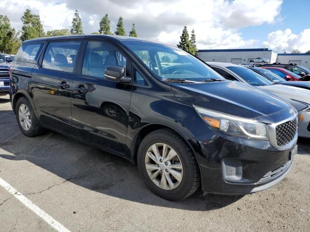 KNDMA5C17F6067765 - 2015 KIA SEDONA L BLACK photo 4