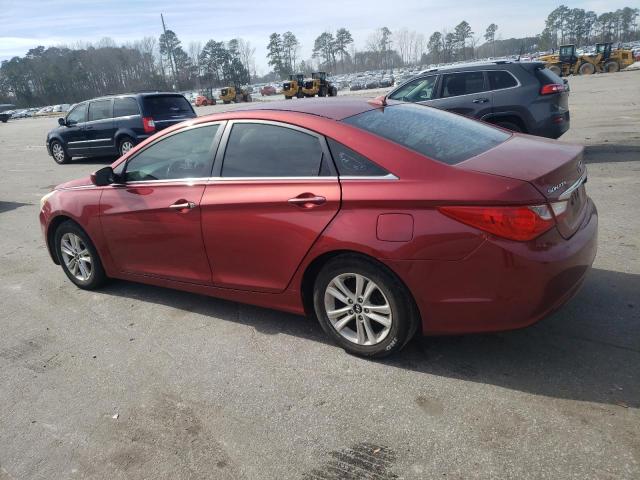 5NPEB4AC8DH577013 - 2013 HYUNDAI SONATA GLS BURGUNDY photo 2