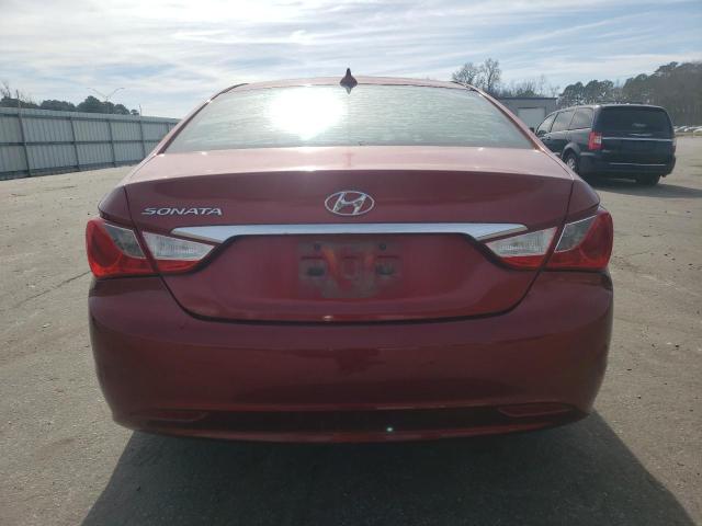 5NPEB4AC8DH577013 - 2013 HYUNDAI SONATA GLS BURGUNDY photo 6