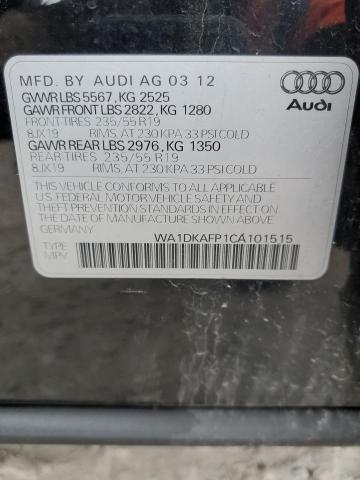 WA1DKAFP1CA101515 - 2012 AUDI Q5 3.2 PREMIUM PLUS BLACK photo 13