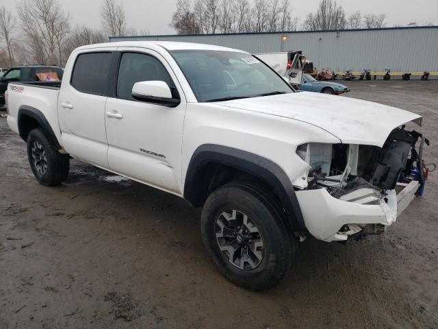 5TFCZ5ANXMX259084 - 2021 TOYOTA TACOMA DOUBLE CAB WHITE photo 4