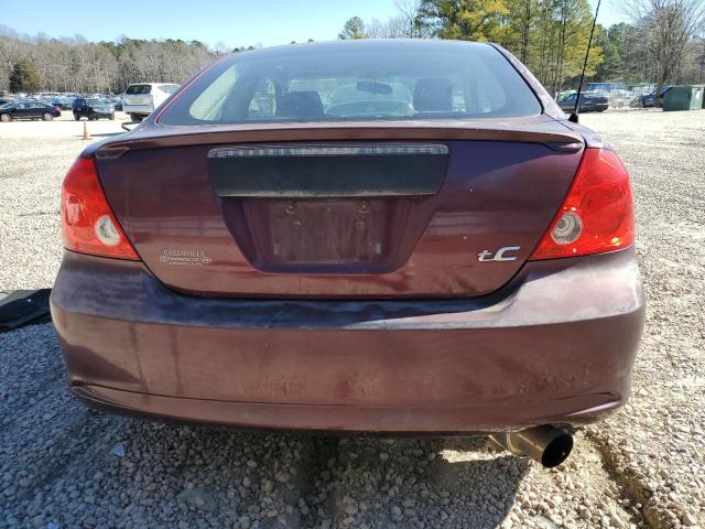 JTKDE177650023861 - 2005 TOYOTA SCION TC BURGUNDY photo 6