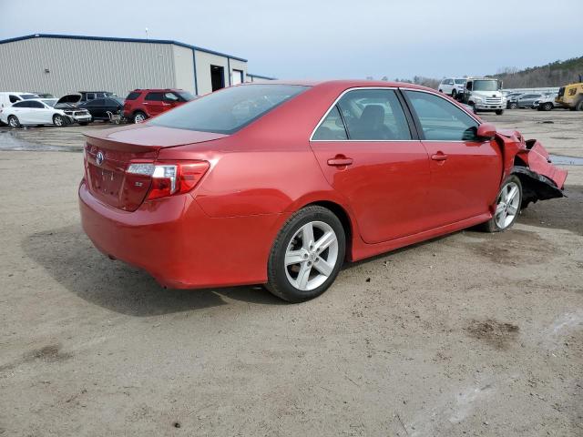 4T1BF1FK0DU644176 - 2013 TOYOTA CAMRY L RED photo 3