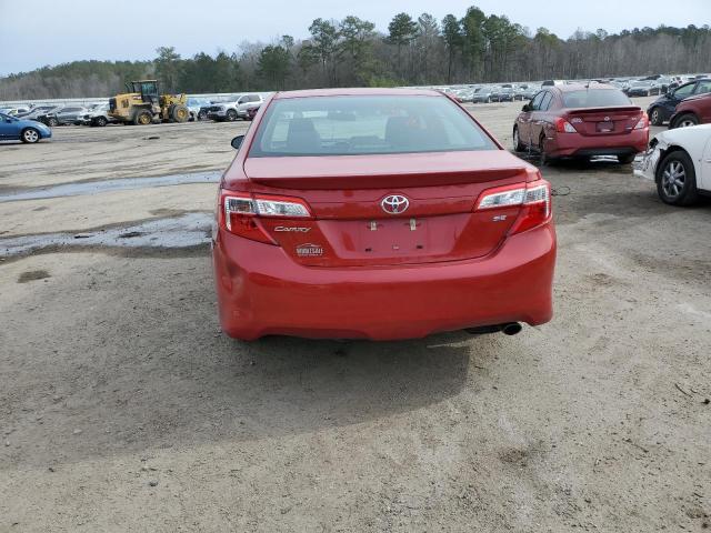 4T1BF1FK0DU644176 - 2013 TOYOTA CAMRY L RED photo 6