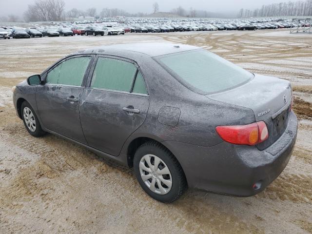 JTDBL40E999055395 - 2009 TOYOTA COROLLA BASE GRAY photo 2