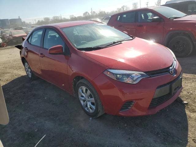 5YFBURHE2FP359169 - 2015 TOYOTA COROLLA L RED photo 4