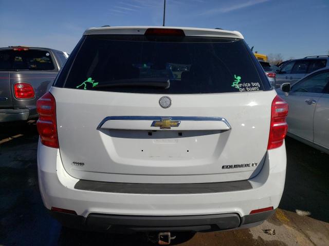 2GNFLFEK9G6358012 - 2016 CHEVROLET EQUINOX LT WHITE photo 6