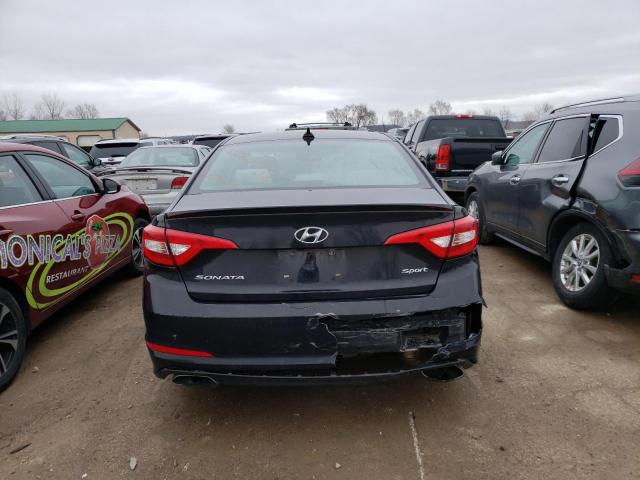 5NPE34AF0GH432849 - 2016 HYUNDAI SONATA SPORT BLACK photo 6