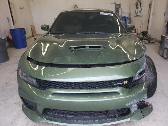 2C3CDXGJ0MH640806 - 2021 DODGE CHARGER SCAT PACK GREEN photo 5