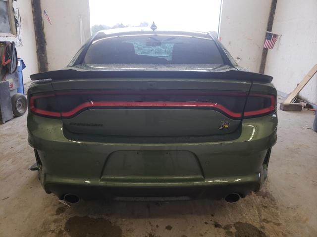 2C3CDXGJ0MH640806 - 2021 DODGE CHARGER SCAT PACK GREEN photo 6