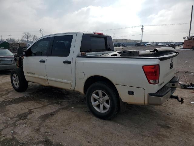 1N6BA0EC1DN315193 - 2013 NISSAN TITAN S WHITE photo 2