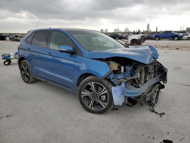 2FMPK4AP4KBB79104 - 2019 FORD EDGE ST BLUE photo 4