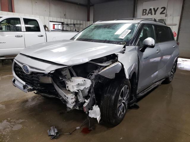 5TDGBRCH7LS513522 - 2020 TOYOTA HIGHLANDER HYBRID XLE SILVER photo 1