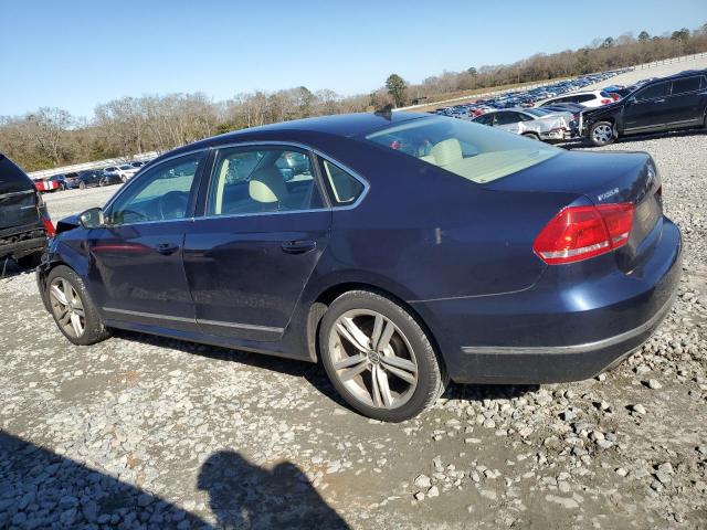 1VWBN7A35EC102070 - 2014 VOLKSWAGEN PASSAT SE BLUE photo 2