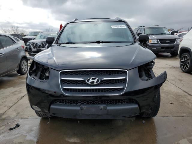 5NMSH13E79H294640 - 2009 HYUNDAI SANTA FE SE BLACK photo 5